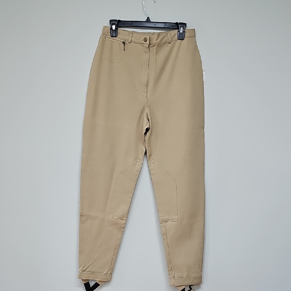 Lauren Ralph Lauren 90s Stirrup Riding Khaki Pants Size 12 New With Tag
